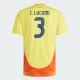 J. Lucumi #3 Colombia Fodboldtrøjer Copa America 2024 Hjemmebanetrøje Mænd