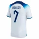 Jack Grealish #7 England Fodboldtrøjer VM 2022 Hjemmebanetrøje Mænd