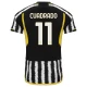 Juventus FC Cuadrado #11 Fodboldtrøjer 2023-24 Hjemmebanetrøje Mænd