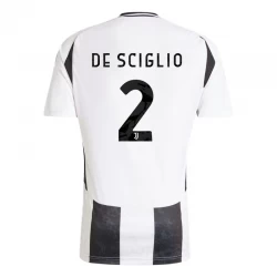 Juventus FC De Sciglio #2 Fodboldtrøjer 2024-25 Hjemmebanetrøje Mænd