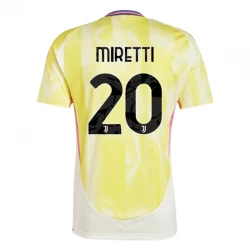 Juventus FC Fodboldtrøjer 2024-25 Miretti #20 Udebanetrøje Mænd