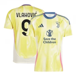Juventus FC Fodboldtrøjer 2024-25 Save The Children Vlahovic #9 Udebanetrøje Mænd