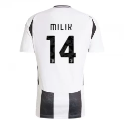 Juventus FC Milik #14 Fodboldtrøjer 2024-25 Hjemmebanetrøje Mænd
