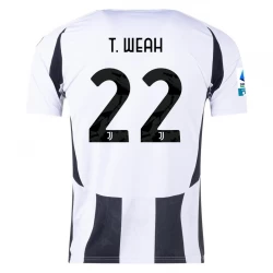 Juventus FC T.Weah #22 Fodboldtrøjer 2024-25 Hjemmebanetrøje Mænd
