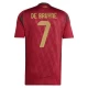 Kevin De Bruyne #7 Belgien Fodboldtrøjer EM 2024 Hjemmebanetrøje Mænd