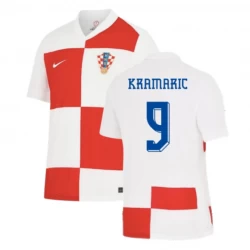 Kramaric #9 Kroatien Fodboldtrøjer EM 2024 Hjemmebanetrøje Mænd