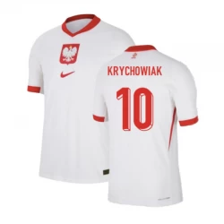 Krychowiak #10 Polen Fodboldtrøjer EM 2024 Hjemmebanetrøje Mænd