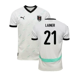 Lainer #21 Østrig Fodboldtrøjer EM 2024 Udebanetrøje Mænd