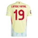 Lamine Yamal #19 Spanien Fodboldtrøjer EM 2024 Udebanetrøje Mænd