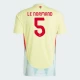 Le Normand #5 Spanien Fodboldtrøjer EM 2024 Udebanetrøje Mænd
