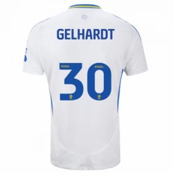 Leeds United Gelhardt #30 Fodboldtrøjer 2024-25 Hjemmebanetrøje Mænd