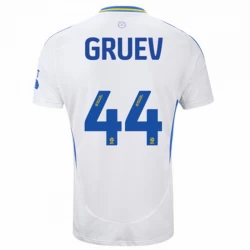 Leeds United Gruev #44 Fodboldtrøjer 2024-25 Hjemmebanetrøje Mænd