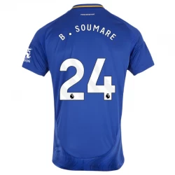 Leicester City B. Soumare #24 Fodboldtrøjer 2024-25 Hjemmebanetrøje Mænd