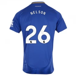 Leicester City Nelson #26 Fodboldtrøjer 2024-25 Hjemmebanetrøje Mænd