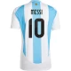 Lionel Messi #10 Argentina Fodboldtrøjer Copa America 2024 Hjemmebanetrøje Mænd