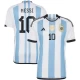 Lionel Messi #10 Argentina Fodboldtrøjer VM 2023 Hjemmebanetrøje Mænd