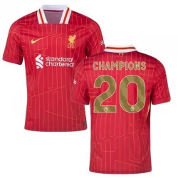 Liverpool FC Champions #20 Fodboldtrøjer 2024-25 Hjemmebanetrøje Mænd