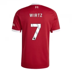Liverpool FC Florian Wirtz #7 Fodboldtrøjer 2025-26 Hjemmebanetrøje Mænd