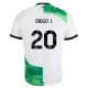 Liverpool FC Fodboldtrøjer 2023-24 Diogo J. #20 Udebanetrøje Mænd