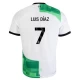 Liverpool FC Fodboldtrøjer 2023-24 Luis Diaz #7 Udebanetrøje Mænd