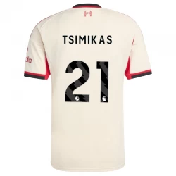 Liverpool FC Fodboldtrøjer 2025-26 Tsimikas #21 Udebanetrøje Mænd