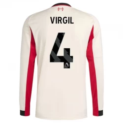 Liverpool FC Fodboldtrøjer 2025-26 Virgil van Dijk #4 Udebanetrøje Mænd Lange Ærmer