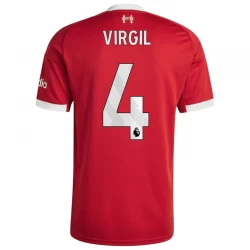 Liverpool FC Virgil van Dijk #4 Fodboldtrøjer 2025-26 Hjemmebanetrøje Mænd