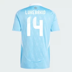 Lukebakio #14 Belgien Fodboldtrøjer EM 2024 Udebanetrøje Mænd