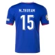 M. Thuram #15 Frankrig Fodboldtrøjer EM 2024 Hjemmebanetrøje Mænd