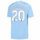 Manchester City Bernardo Silva #20 Fodboldtrøjer 2023-24 Hjemmebanetrøje Mænd