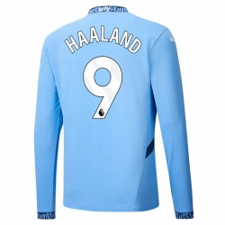 Manchester City Erling Haaland #9 Fodboldtrøjer 2024-25 Hjemmebanetrøje Mænd Lange Ærmer