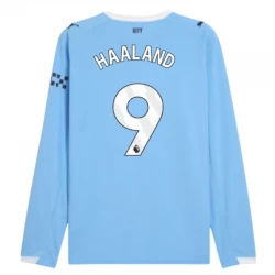 Manchester City Erling Haaland #9 Fodboldtrøjer 2025-26 Hjemmebanetrøje Mænd Lange Ærmer