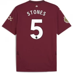 Manchester City Fodboldtrøjer 2024-25 Stones #5 Udebanetrøje Mænd
