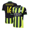 Manchester City Fodboldtrøjer 2024-25 UCL Rodrigo #16 Udebanetrøje Mænd