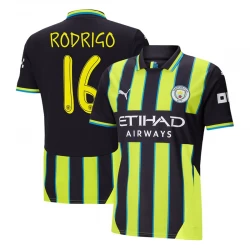 Manchester City Fodboldtrøjer 2024-25 UCL Rodrigo #16 Udebanetrøje Mænd