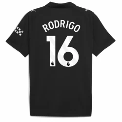 Manchester City Fodboldtrøjer 2025-26 Rodrigo #16 Udebanetrøje Mænd