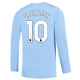 Manchester City Jack Grealish #10 Fodboldtrøjer 2023-24 Hjemmebanetrøje Mænd Lange Ærmer