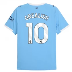 Manchester City Jack Grealish #10 Fodboldtrøjer 2025-26 Hjemmebanetrøje Mænd