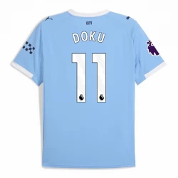 Manchester City Jérémy Doku #11 Fodboldtrøjer 2025-26 Hjemmebanetrøje Mænd