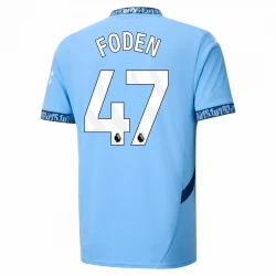 Manchester City Phil Foden #47 Fodboldtrøjer 2024-25 Hjemmebanetrøje Mænd