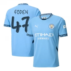 Manchester City Phil Foden #47 Fodboldtrøjer 2024-25 UCL Hjemmebanetrøje Mænd