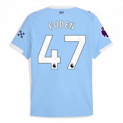 Manchester City Phil Foden #47 Fodboldtrøjer 2025-26 Hjemmebanetrøje Mænd