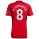 Manchester United Bruno Fernandes #8 Fodboldtrøjer 2023-24 Hjemmebanetrøje Mænd