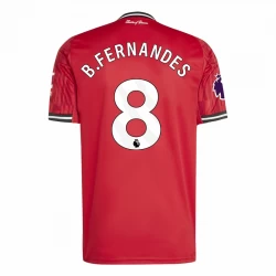 Manchester United Bruno Fernandes #8 Fodboldtrøjer 2025-26 Hjemmebanetrøje Mænd