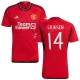 Manchester United Christian Eriksen #14 Fodboldtrøjer 2023-24 UCL Hjemmebanetrøje Mænd