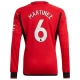 Manchester United Emiliano Martínez #6 Fodboldtrøjer 2023-24 Hjemmebanetrøje Mænd Lange Ærmer