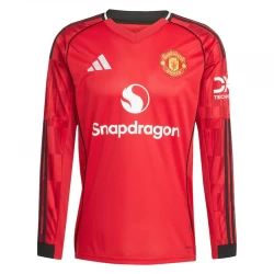 Manchester United Fodboldtrøjer 2025-26 Hjemmebanetrøje Mænd Lange Ærmer