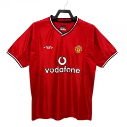 Manchester United Retro Trøje 2000-02 Hjemmebane Mænd