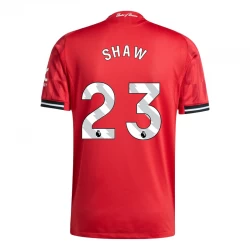 Manchester United Shaw #23 Fodboldtrøjer 2025-26 Hjemmebanetrøje Mænd