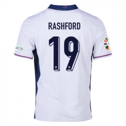 Marcus Rashford #19 England Fodboldtrøjer EM 2024 Hjemmebanetrøje Mænd